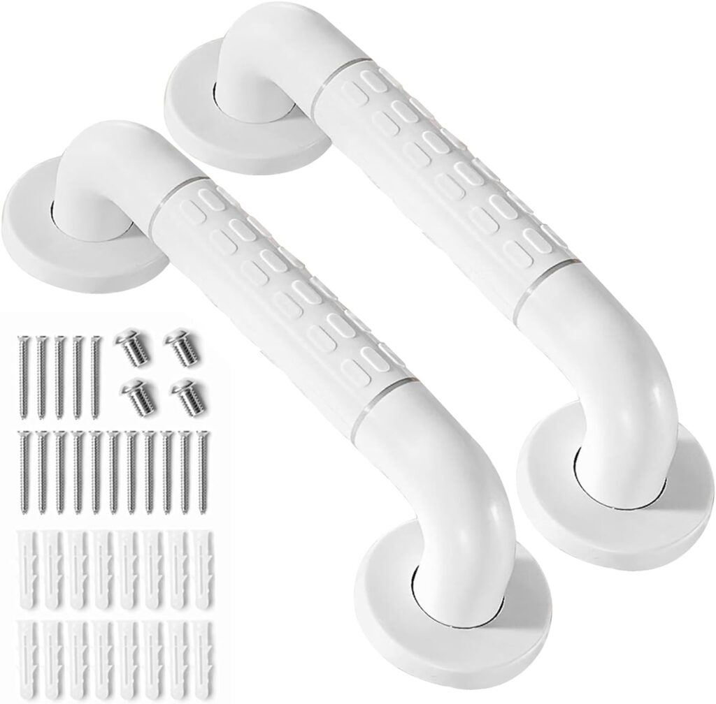 2 Pack Shower Grab Bar Upgraded Handle Thickened Bathroom Grab Bar, Shower Handle, Bath Handle, Grab Bars for Handicap Elderly Seniors Bathroom Safety Grab Bar