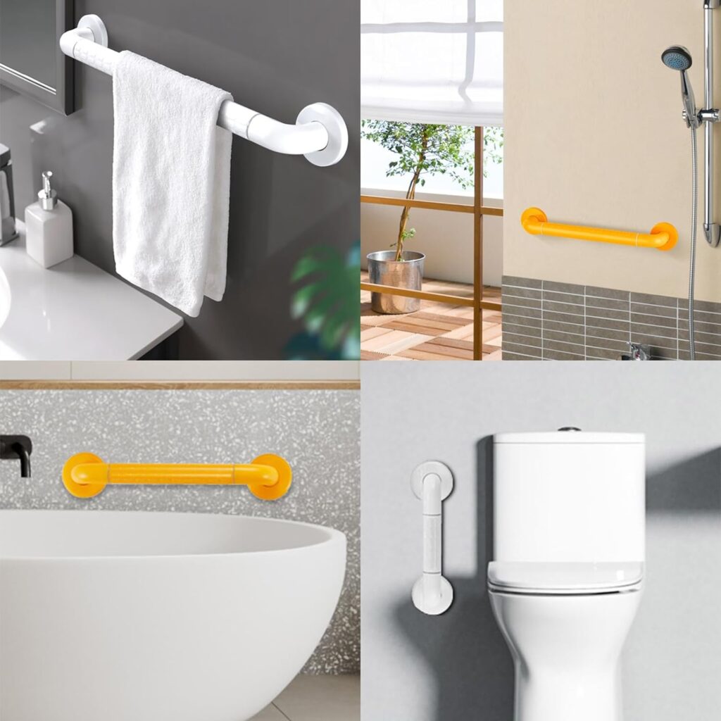 2 Pack Shower Grab Bar Upgraded Handle Thickened Bathroom Grab Bar, Shower Handle, Bath Handle, Grab Bars for Handicap Elderly Seniors Bathroom Safety Grab Bar