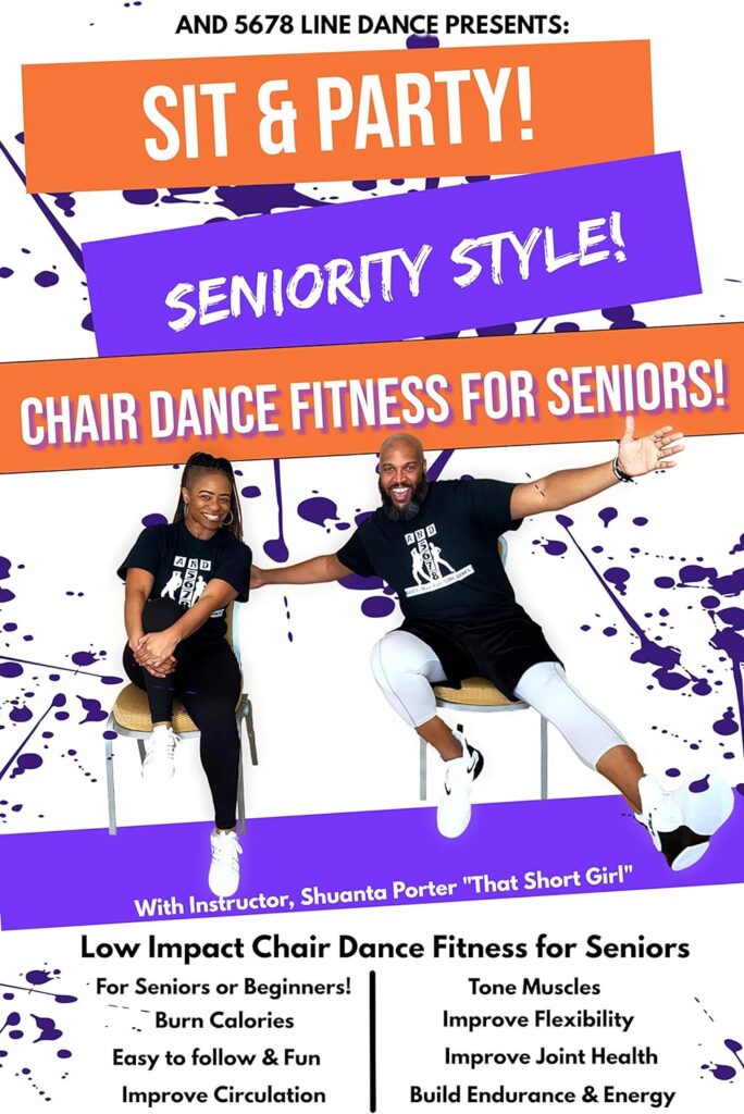 And 5678 Sit  Party Chair Dance Fitness for Seniors!