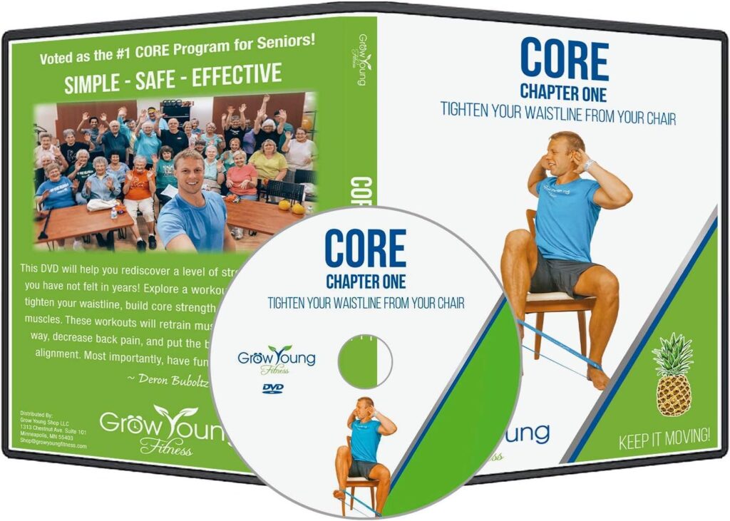 Grow Young Fitness Chapter One Exercise DVDs for Seniors - Low Impact Workouts from Home - Simple, Safe, Effective Workout DVD for Elderly