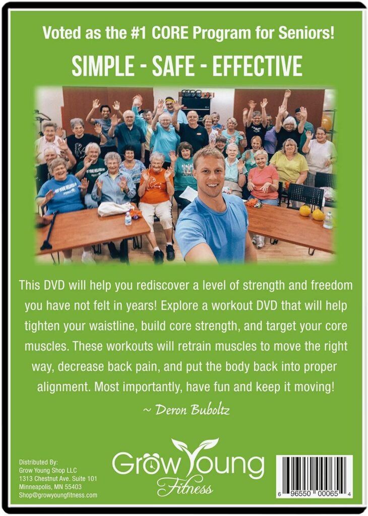 Grow Young Fitness Chapter One Exercise DVDs for Seniors - Low Impact Workouts from Home - Simple, Safe, Effective Workout DVD for Elderly