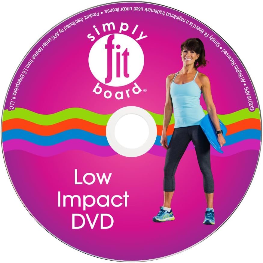 Simply Fit Board Workout DVDs - 21 Day Challenge DVD, Core  Buns DVD, Low Impact DVD