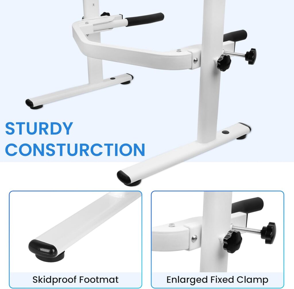 Toilet Safety Rails Adjustable Height Width,Toilet Rails Heavy Duty (520 lbs) Hand Rail,Toilet Seat Riser with Handles,Easy Installation for Handicap Senior Bariatrics,