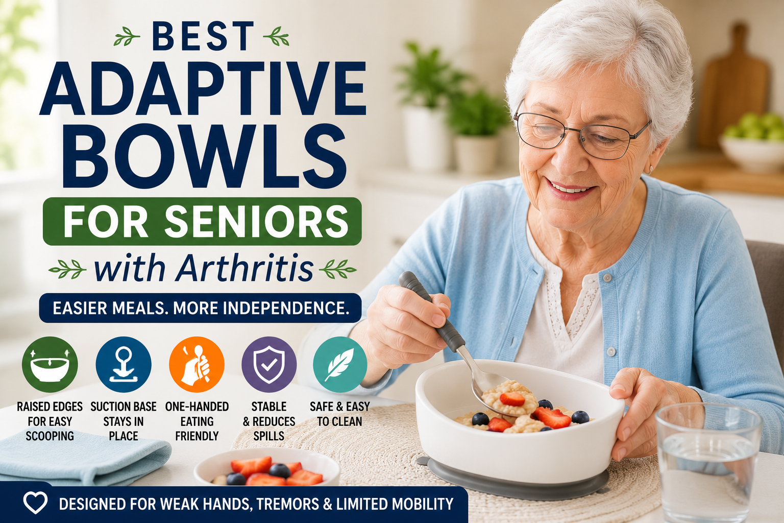 Best Adaptive Bowls for Seniors with Arthritis