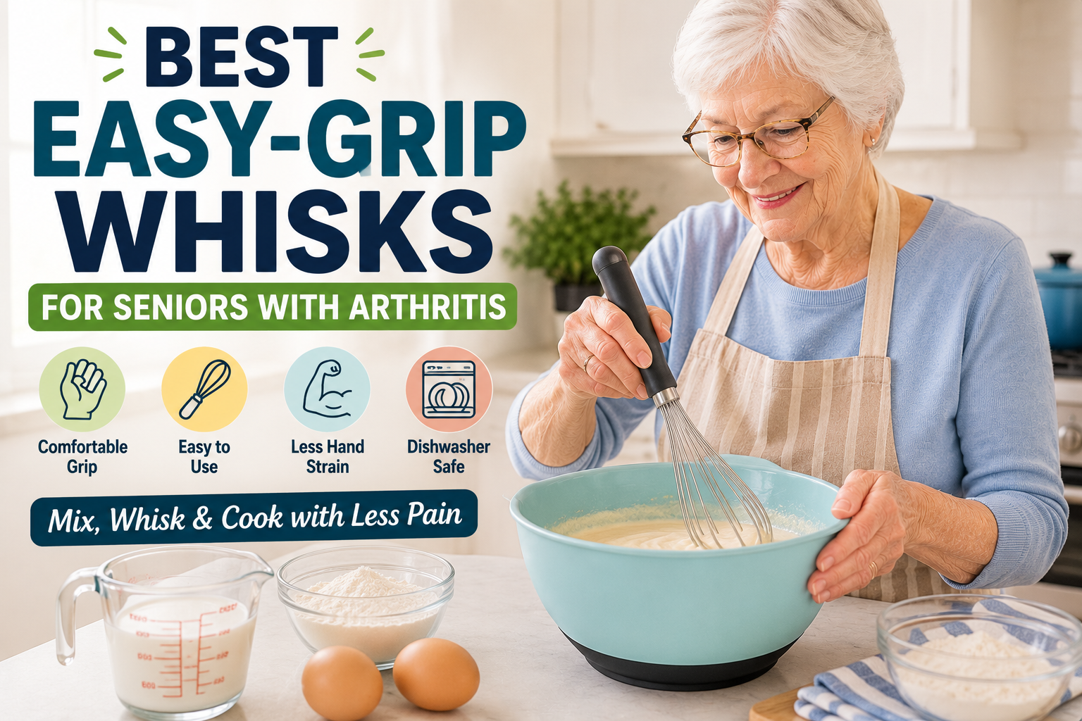 Best Easy-Grip Whisks for Seniors with Arthritis