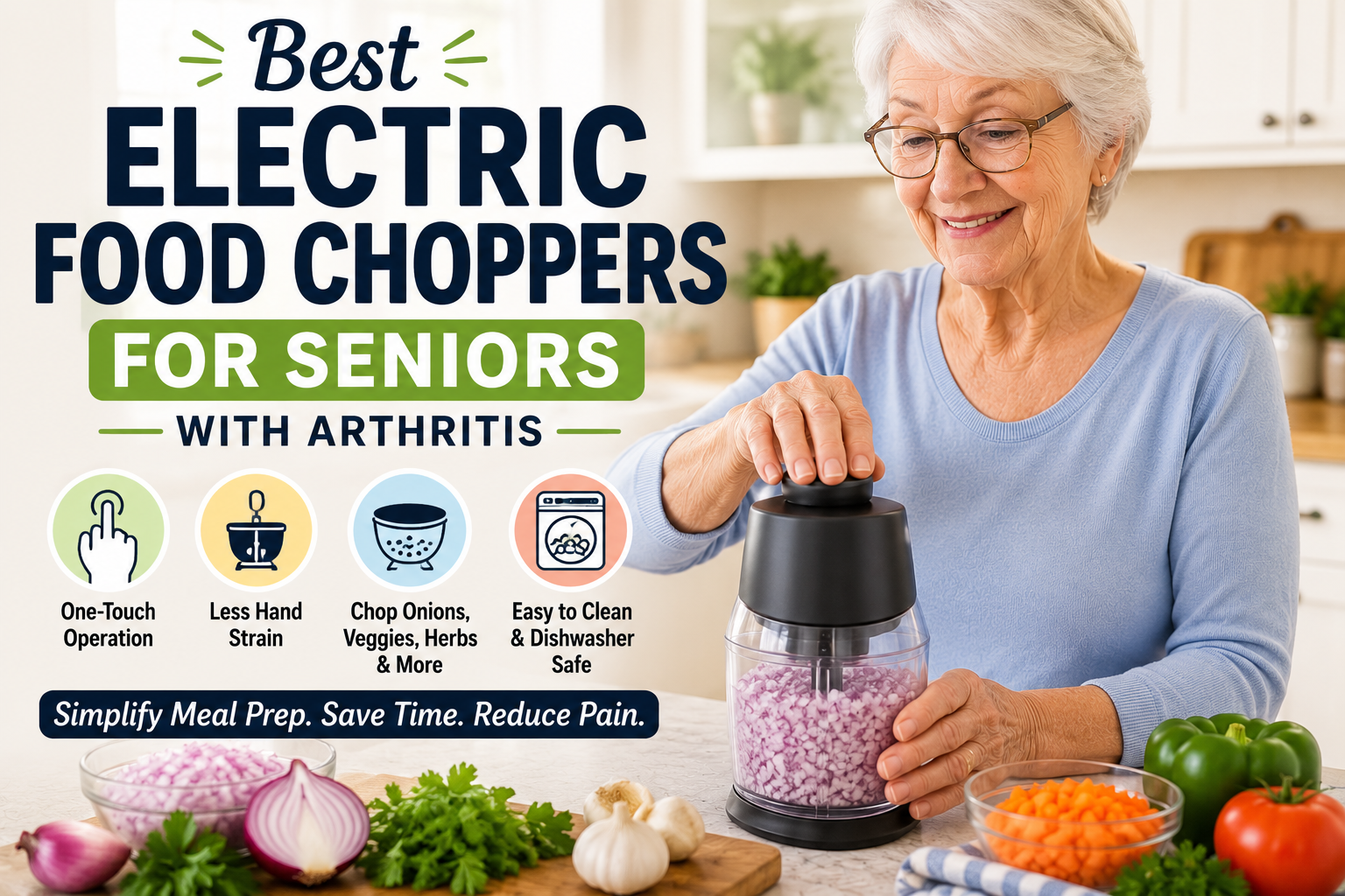 Best Electric Food Choppers for Seniors with Arthritis