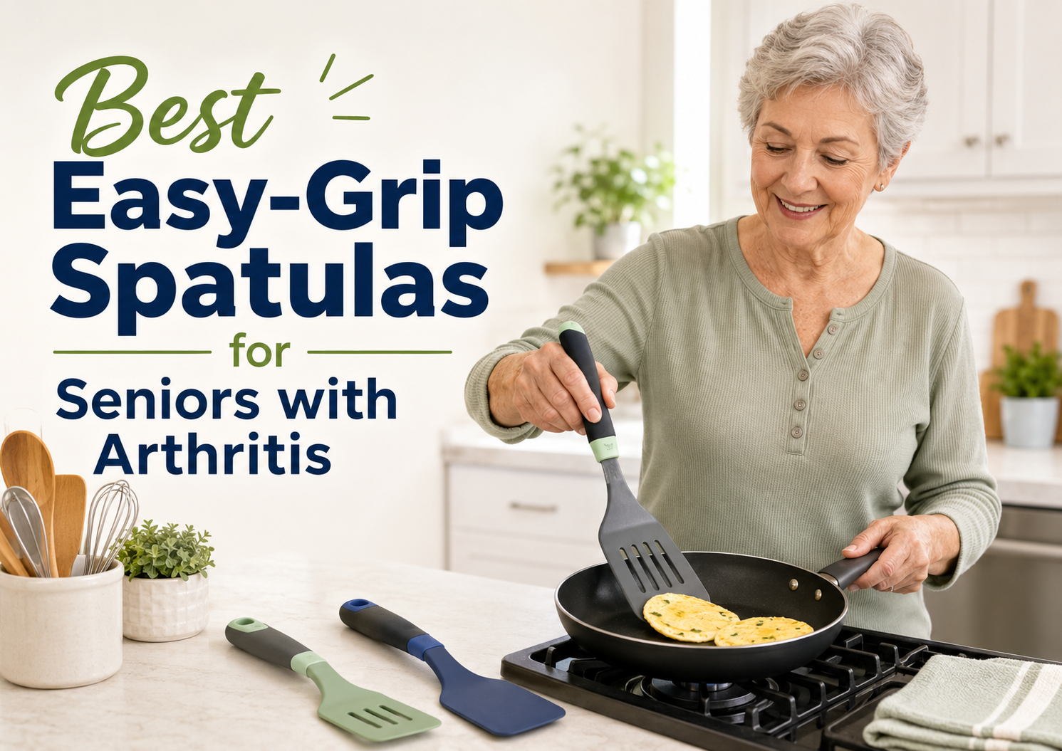 Best Easy-Grip Spatulas and Turners for Seniors with Arthritis
