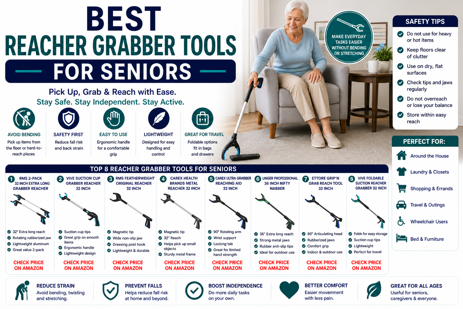 Best Reacher Grabber Tools for Seniors