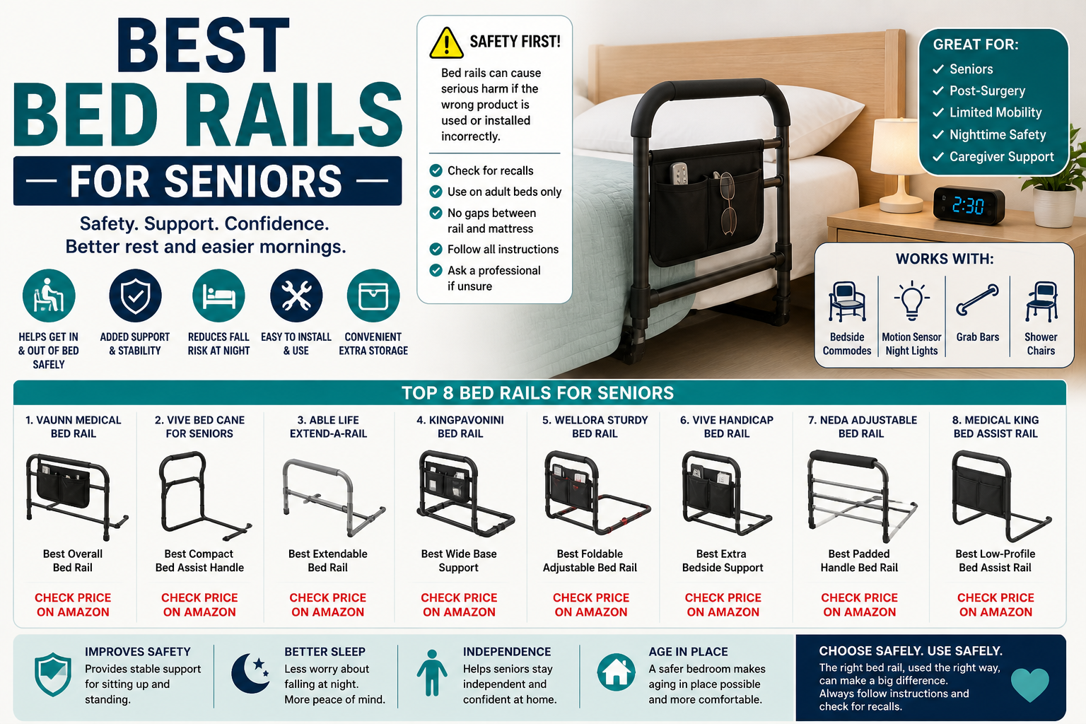 Best Bed Rails for Seniors