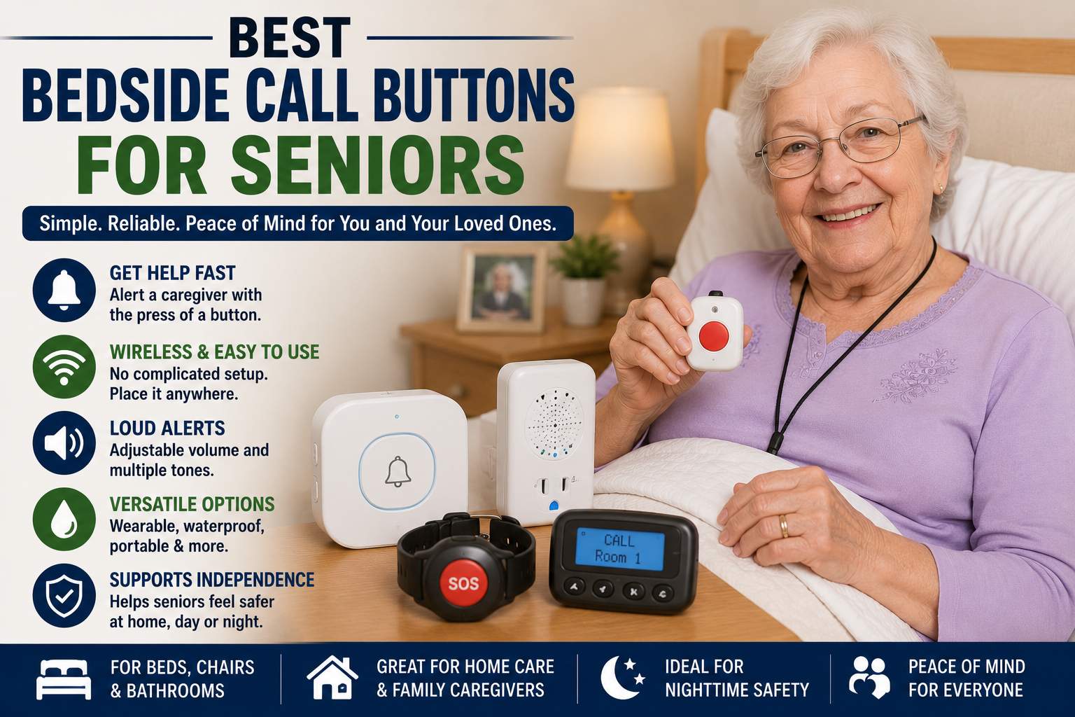 Best Bedside Call Buttons for Seniors