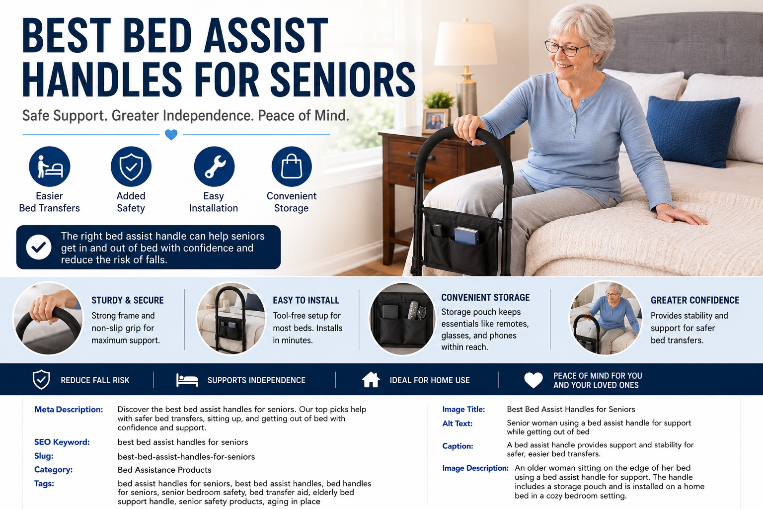 Best Bed Assist Handles for Seniors