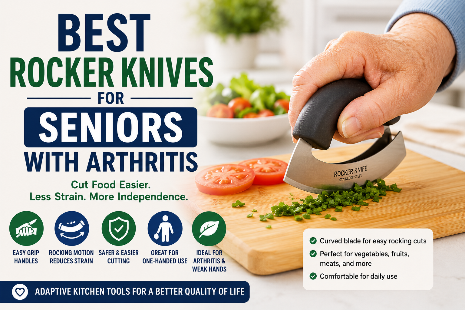 Best Rocker Knives for Seniors with Arthritis