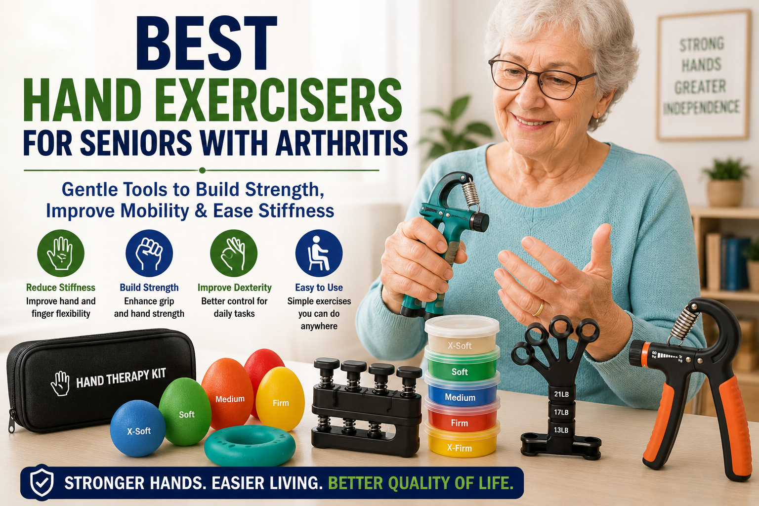 Best Hand Exercisers for Seniors with Arthritis