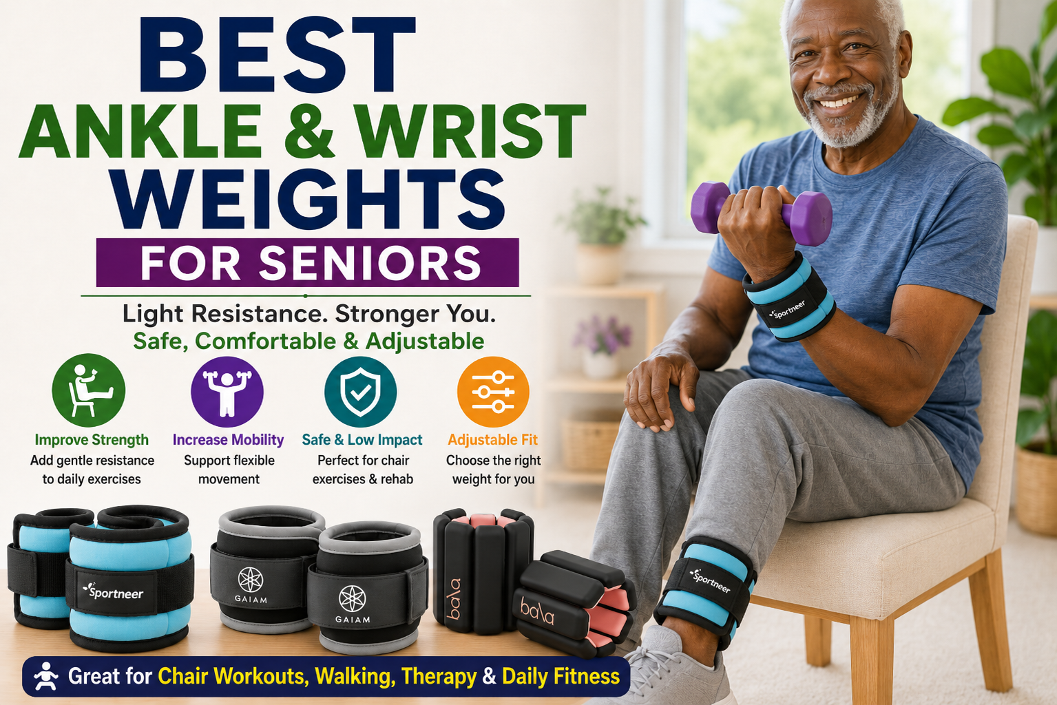 Best Ankle and Wrist Weights for Seniors
